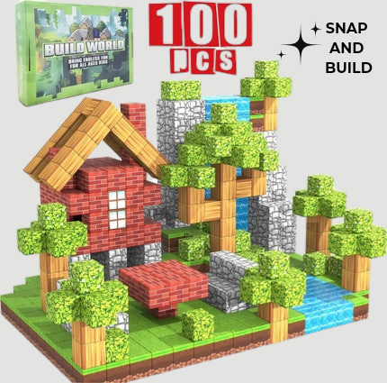 Magnetic Building Blocks 100 PCS