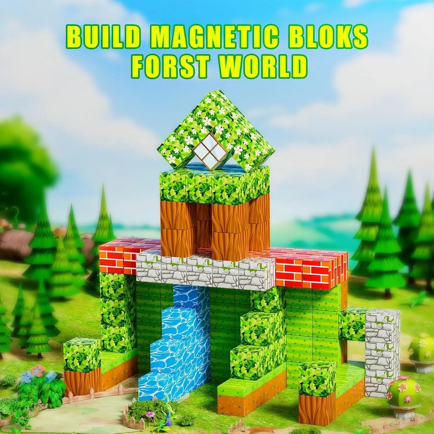 Magnetic Building Blocks 100 PCS