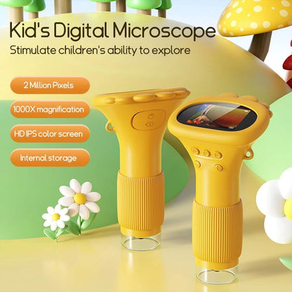 Kids Microscope 2 Inch IPS Screen